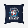 Splish Splash Trash-None-Non-Removable Cover w Insert-Throw Pillow-NemiMakeit