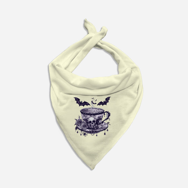 Coffee Goth-Cat-Bandana-Pet Collar-Tinycraftyaliens