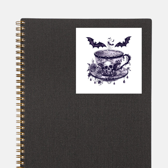 Coffee Goth-None-Glossy-Sticker-Tinycraftyaliens