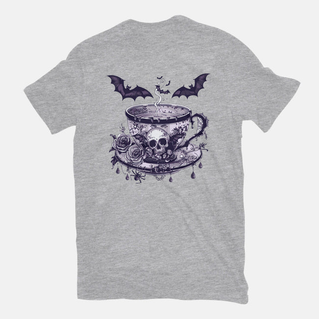 Coffee Goth-Womens-Basic-Tee-Tinycraftyaliens