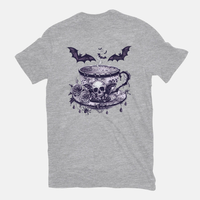 Coffee Goth-Womens-Fitted-Tee-Tinycraftyaliens