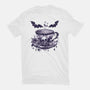 Coffee Goth-Womens-Basic-Tee-Tinycraftyaliens