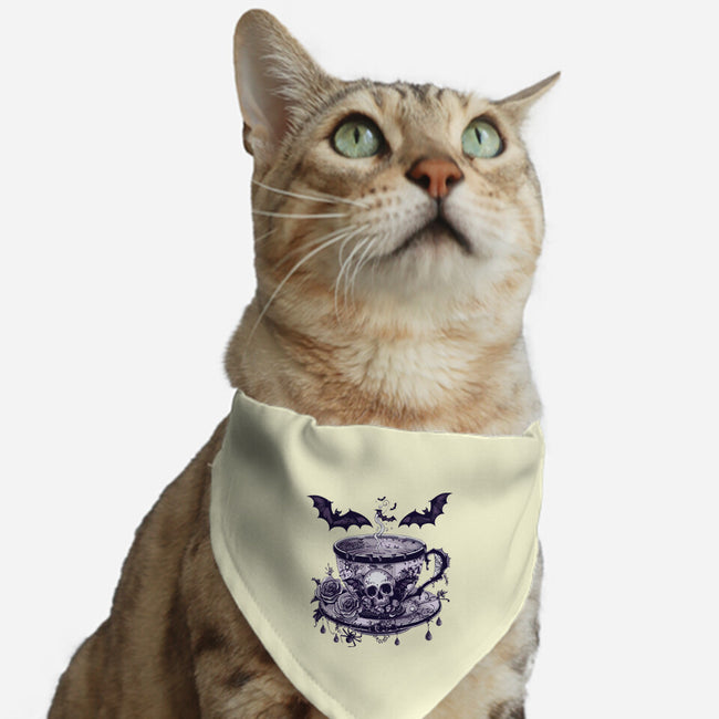 Coffee Goth-Cat-Adjustable-Pet Collar-Tinycraftyaliens