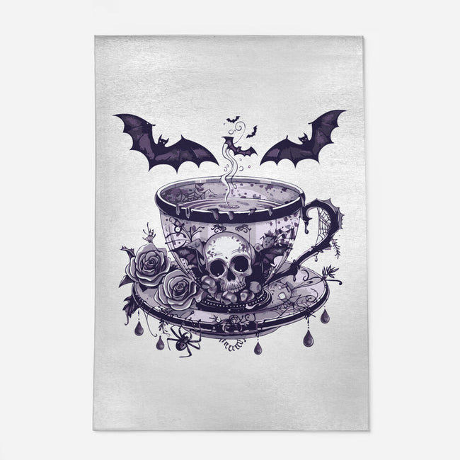 Coffee Goth-None-Outdoor-Rug-Tinycraftyaliens