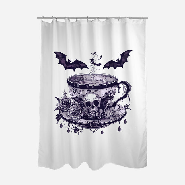 Coffee Goth-None-Polyester-Shower Curtain-Tinycraftyaliens