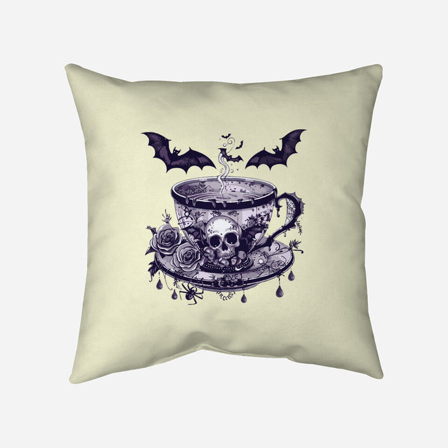 Coffee Goth-None-Non-Removable Cover w Insert-Throw Pillow-Tinycraftyaliens