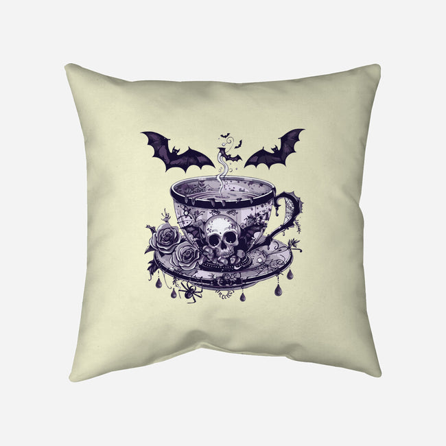 Coffee Goth-None-Removable Cover w Insert-Throw Pillow-Tinycraftyaliens