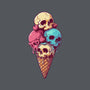 Skull Ice Cream-None-Glossy-Sticker-Tinycraftyaliens