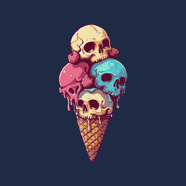 Skull Ice Cream-None-Drawstring-Bag-Tinycraftyaliens