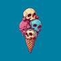 Skull Ice Cream-Womens-Fitted-Tee-Tinycraftyaliens