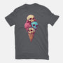 Skull Ice Cream-Womens-Basic-Tee-Tinycraftyaliens