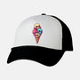 Skull Ice Cream-Unisex-Trucker-Hat-Tinycraftyaliens