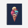 Skull Ice Cream-None-Dot Grid-Notebook-Tinycraftyaliens