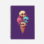 Skull Ice Cream-None-Dot Grid-Notebook-Tinycraftyaliens