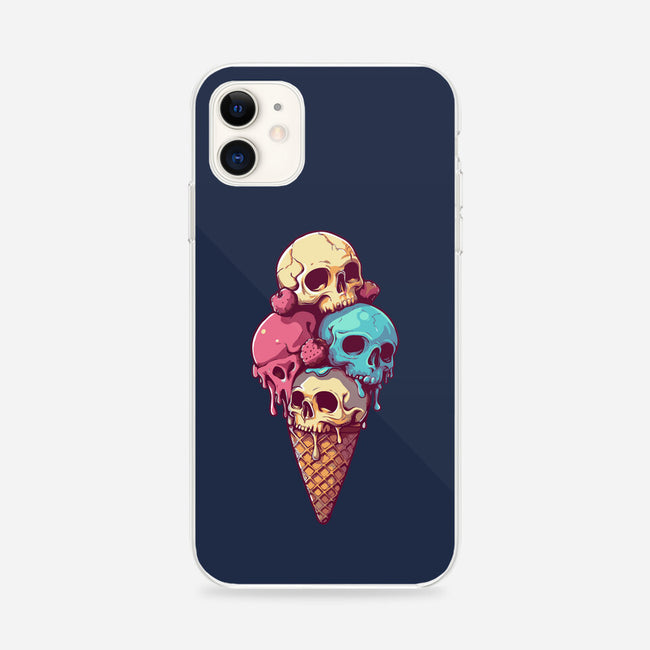 Skull Ice Cream-iPhone-Snap-Phone Case-Tinycraftyaliens