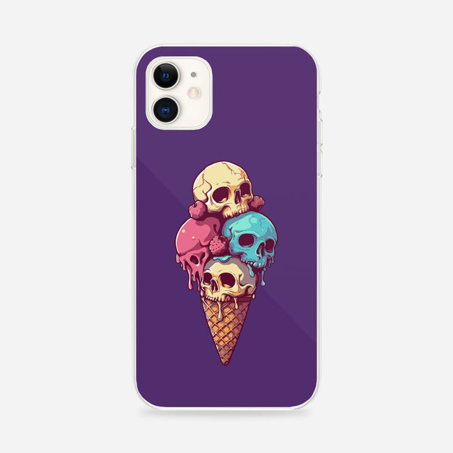 Skull Ice Cream-iPhone-Snap-Phone Case-Tinycraftyaliens