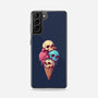 Skull Ice Cream-Samsung-Snap-Phone Case-Tinycraftyaliens