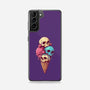 Skull Ice Cream-Samsung-Snap-Phone Case-Tinycraftyaliens