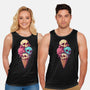 Skull Ice Cream-Unisex-Basic-Tank-Tinycraftyaliens