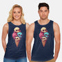 Skull Ice Cream-Unisex-Basic-Tank-Tinycraftyaliens