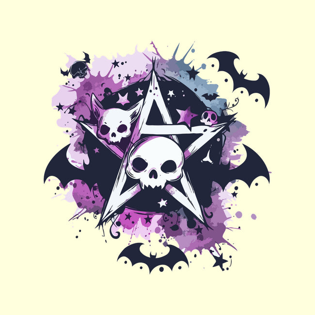 Kawaii Pentagram-None-Glossy-Sticker-Tinycraftyaliens