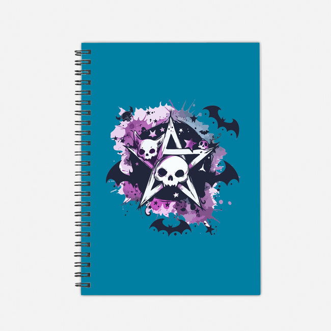 Kawaii Pentagram-None-Dot Grid-Notebook-Tinycraftyaliens