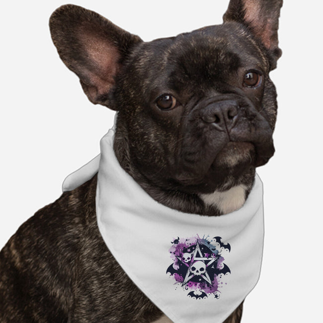Kawaii Pentagram-Dog-Bandana-Pet Collar-Tinycraftyaliens