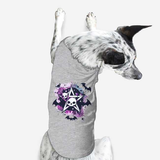 Kawaii Pentagram-Dog-Basic-Pet Tank-Tinycraftyaliens