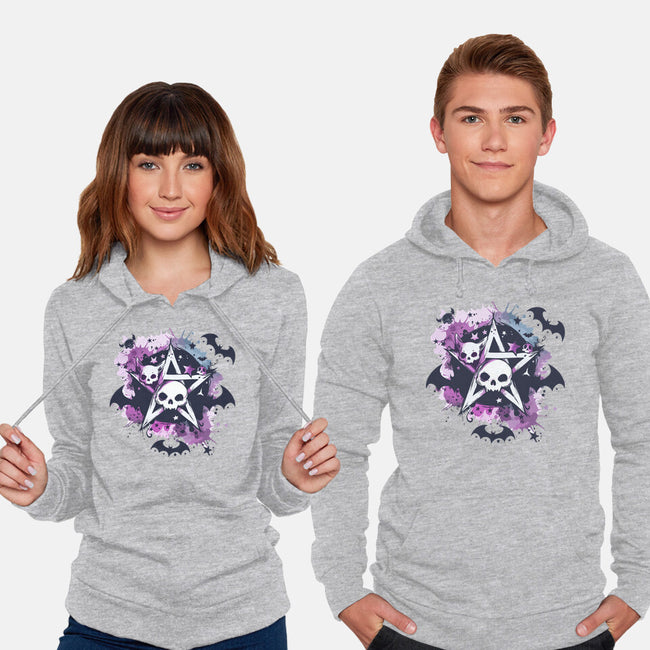 Kawaii Pentagram-Unisex-Pullover-Sweatshirt-Tinycraftyaliens