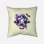 Kawaii Pentagram-None-Non-Removable Cover w Insert-Throw Pillow-Tinycraftyaliens