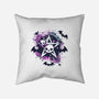 Kawaii Pentagram-None-Removable Cover-Throw Pillow-Tinycraftyaliens