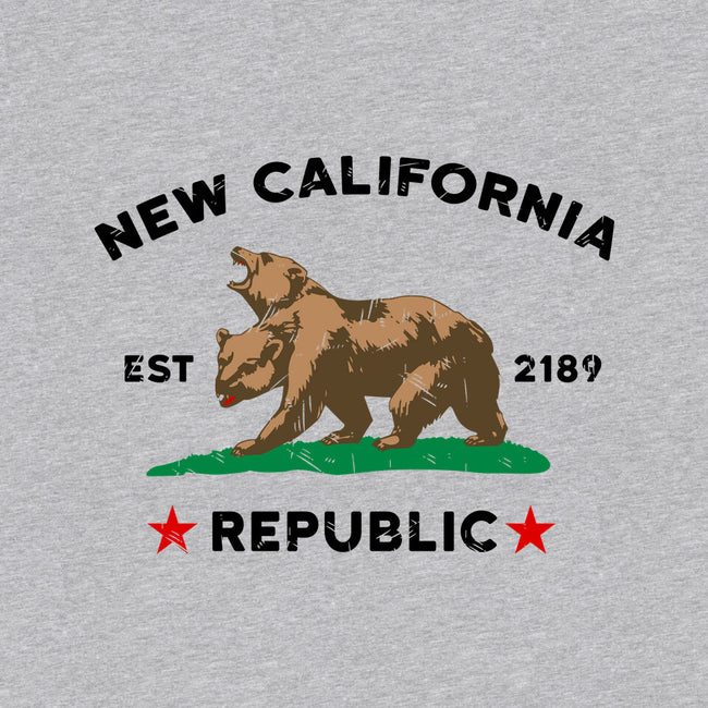 New California Republic-Unisex-Crew Neck-Sweatshirt-Melonseta