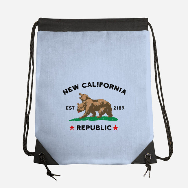 New California Republic-None-Drawstring-Bag-Melonseta