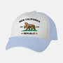 New California Republic-Unisex-Trucker-Hat-Melonseta