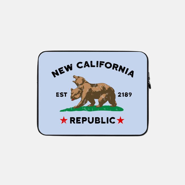 New California Republic-None-Zippered-Laptop Sleeve-Melonseta