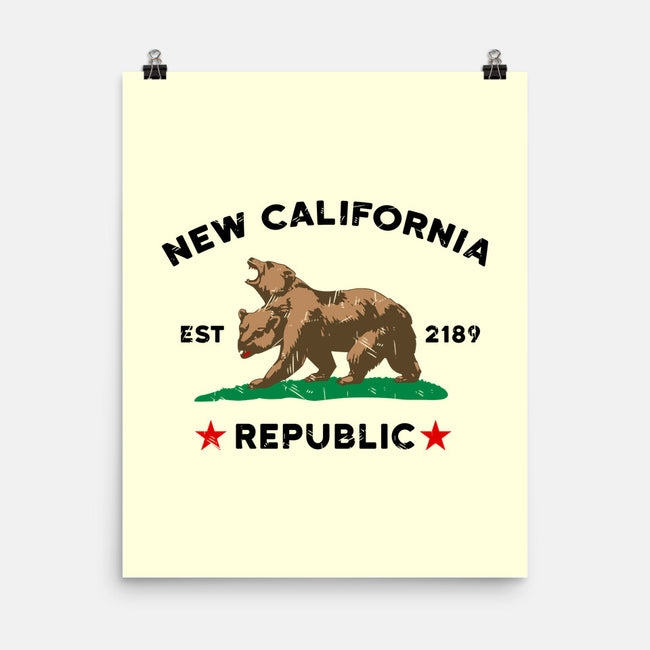 New California Republic-None-Matte-Poster-Melonseta