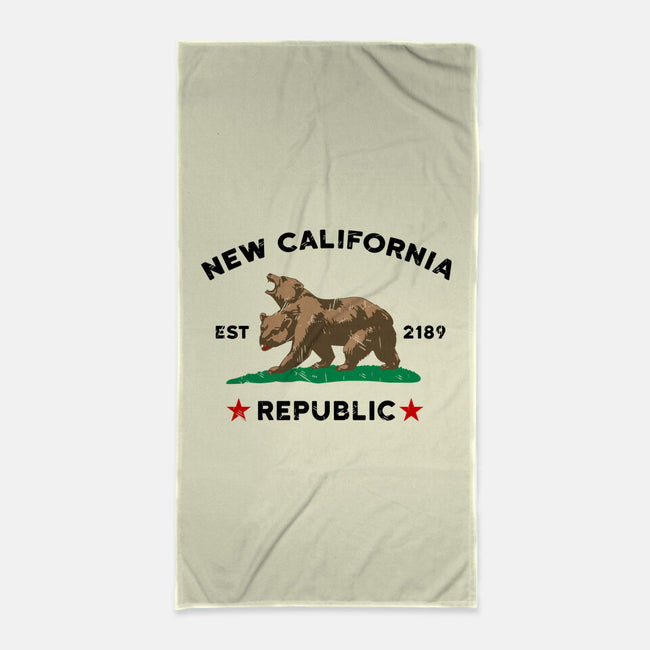 New California Republic-None-Beach-Towel-Melonseta