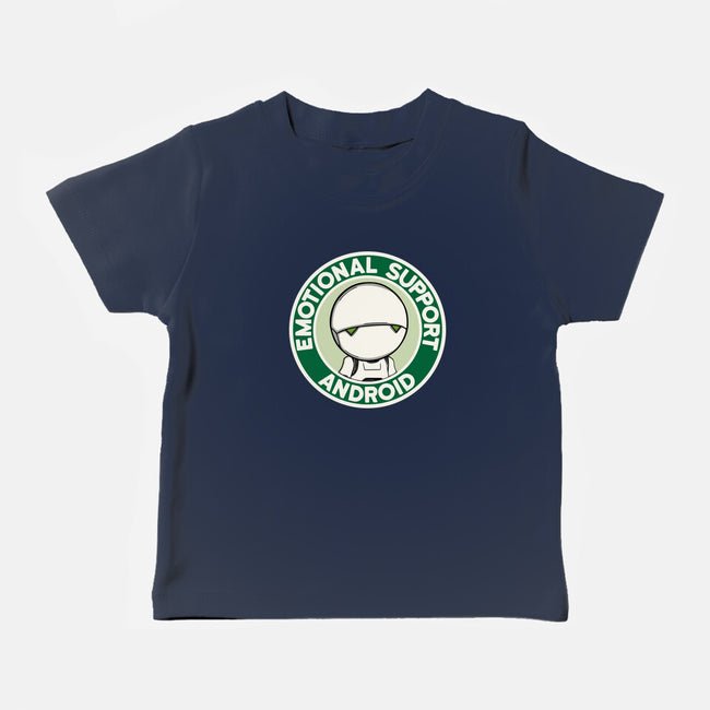 Emotional Support Android-Baby-Basic-Tee-Melonseta