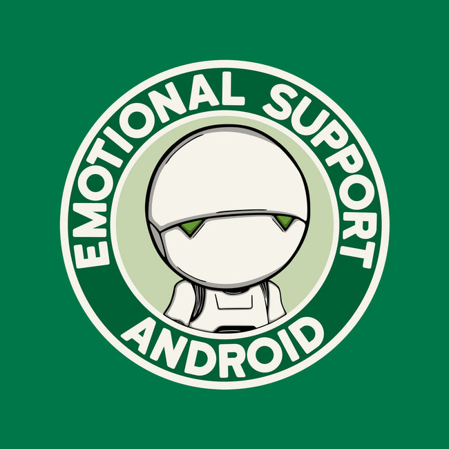 Emotional Support Android-None-Drawstring-Bag-Melonseta