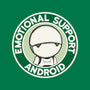 Emotional Support Android-None-Drawstring-Bag-Melonseta