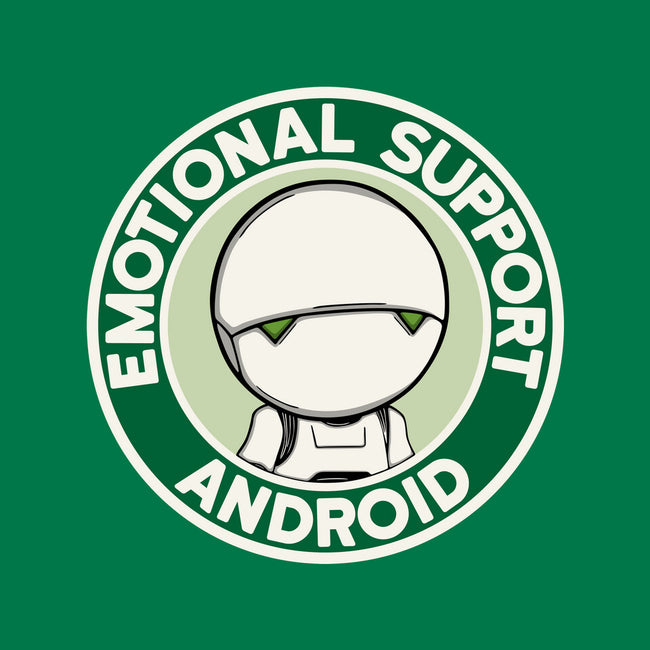 Emotional Support Android-None-Removable Cover-Throw Pillow-Melonseta