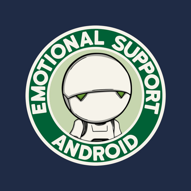 Emotional Support Android-Unisex-Crew Neck-Sweatshirt-Melonseta