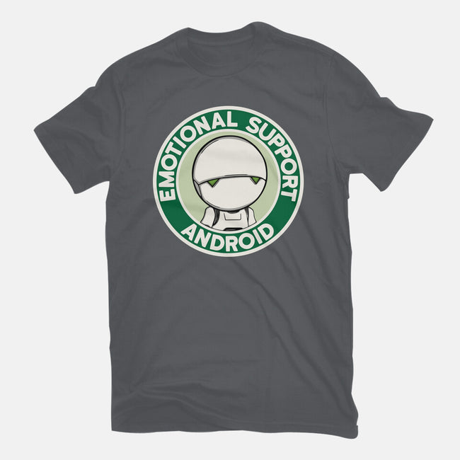 Emotional Support Android-Womens-Fitted-Tee-Melonseta