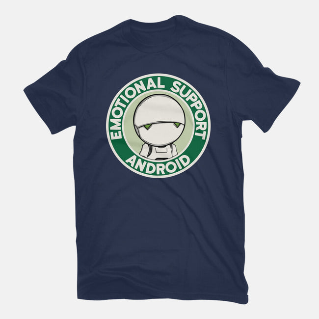 Emotional Support Android-Mens-Basic-Tee-Melonseta