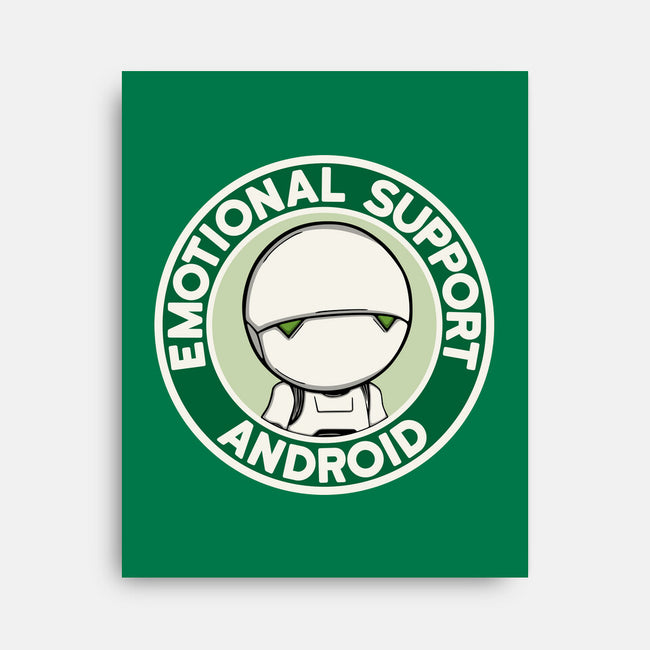 Emotional Support Android-None-Stretched-Canvas-Melonseta
