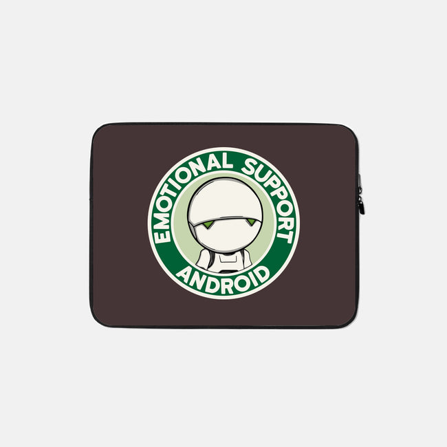 Emotional Support Android-None-Zippered-Laptop Sleeve-Melonseta