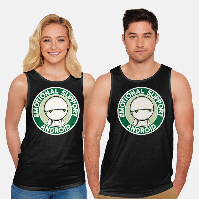 Emotional Support Android-Unisex-Basic-Tank-Melonseta