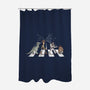 Friendship Road-None-Polyester-Shower Curtain-retrodivision