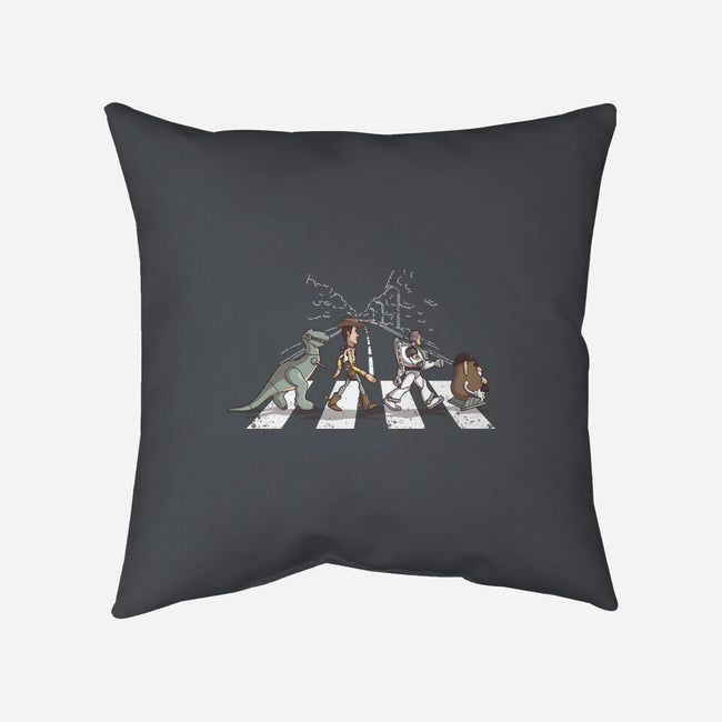 Friendship Road-None-Non-Removable Cover w Insert-Throw Pillow-retrodivision