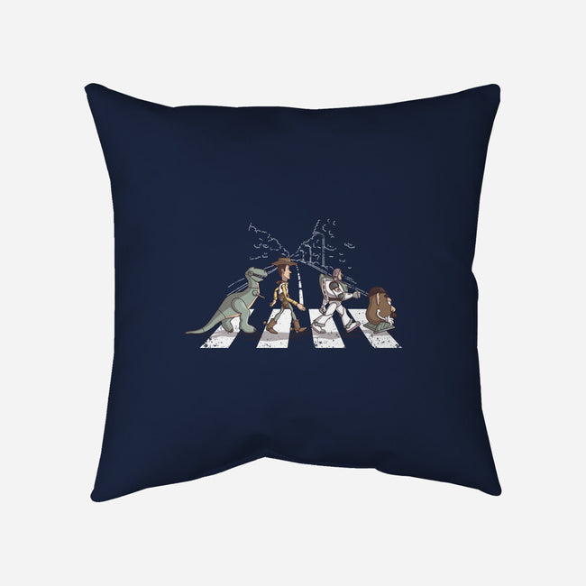 Friendship Road-None-Non-Removable Cover w Insert-Throw Pillow-retrodivision